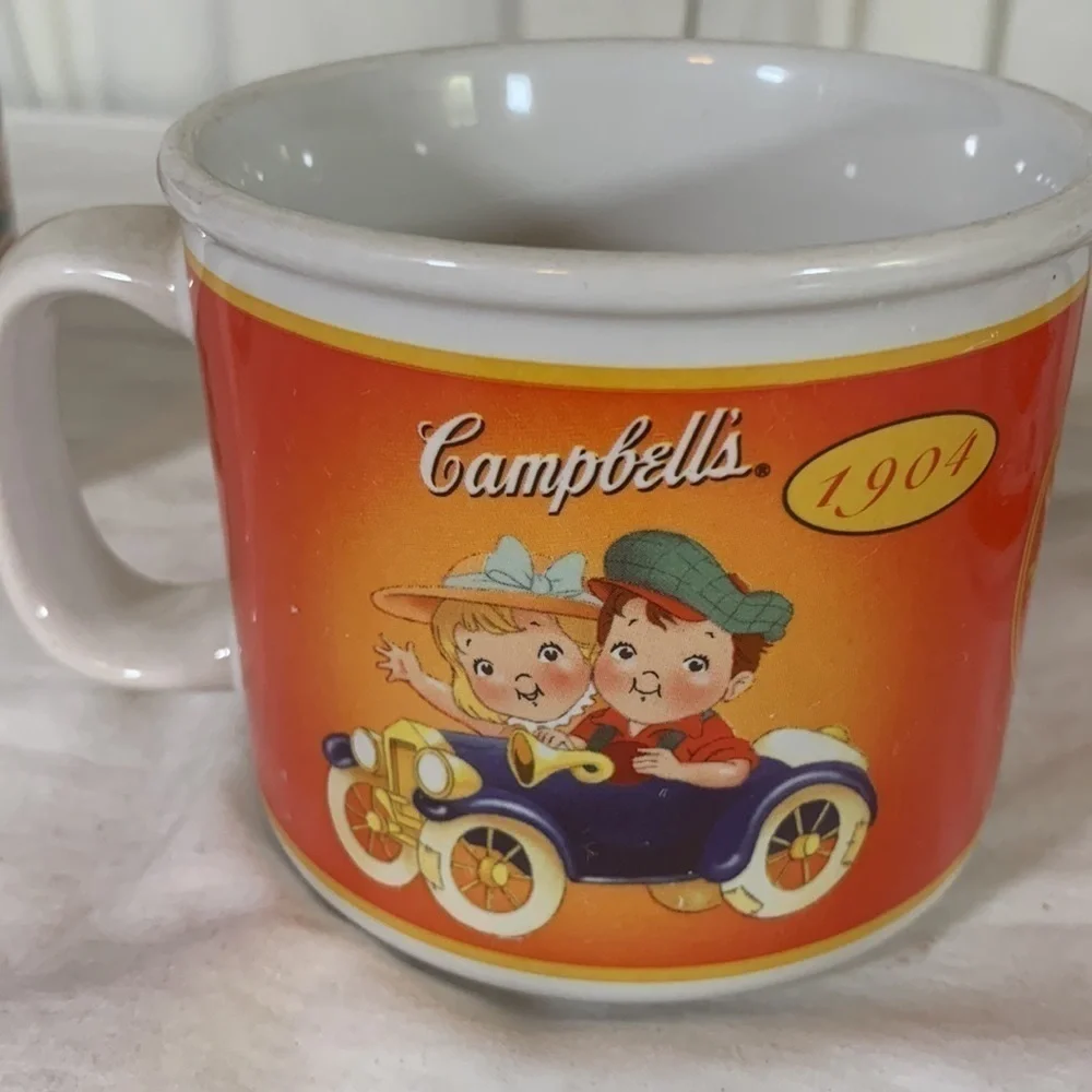 Vintage Campbell’s Soup Kids Cup/Mug, set of three